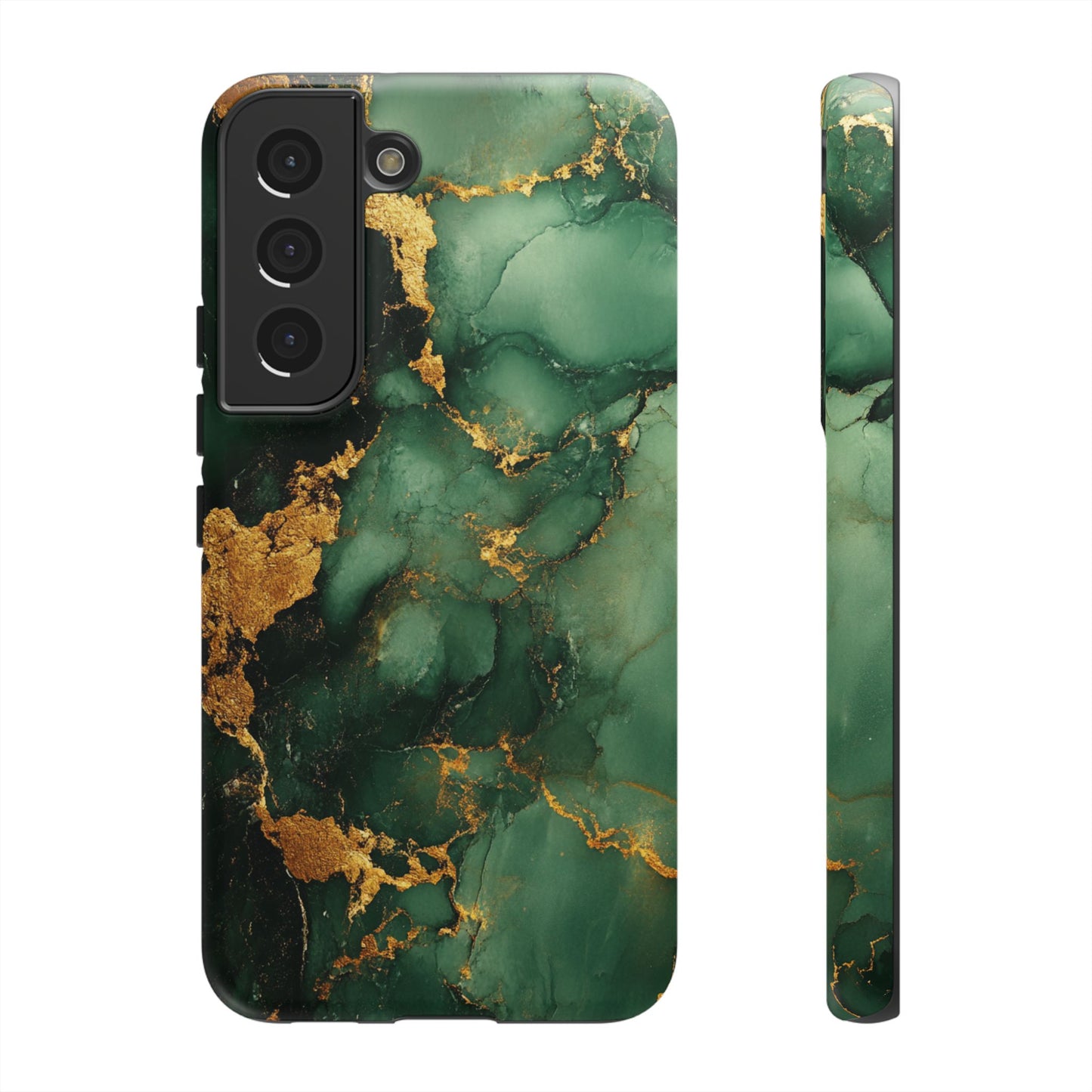 Green and Gold Marble