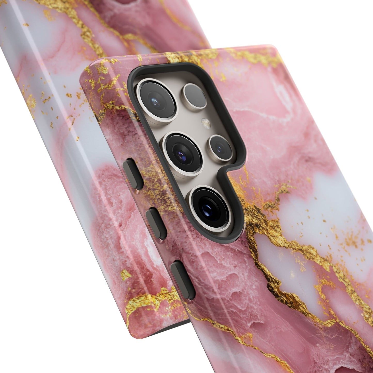 Pink and Gold Marble