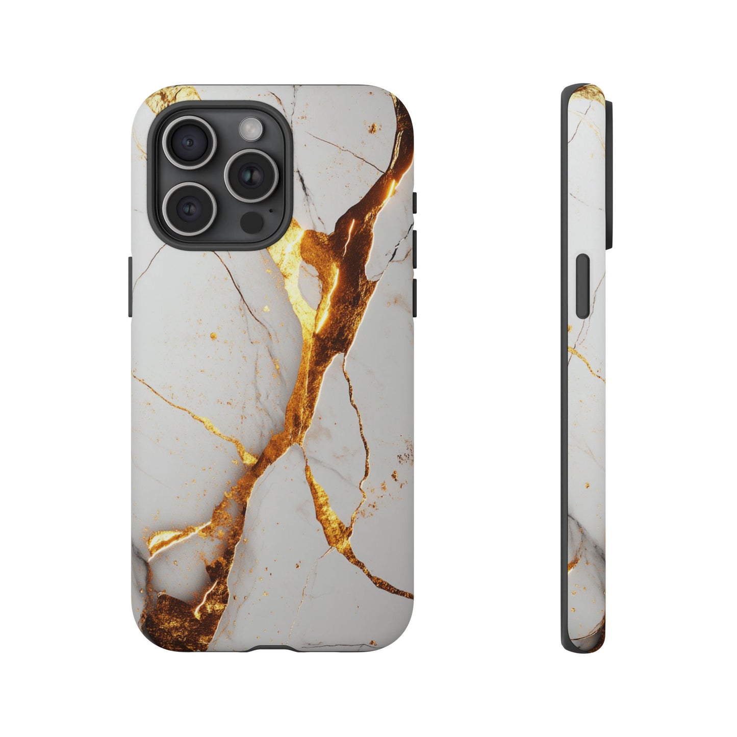 White and Gold Marble