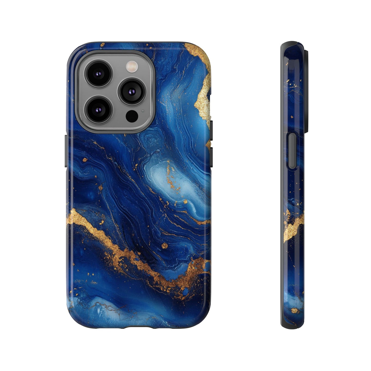 Blue and Gold Marble