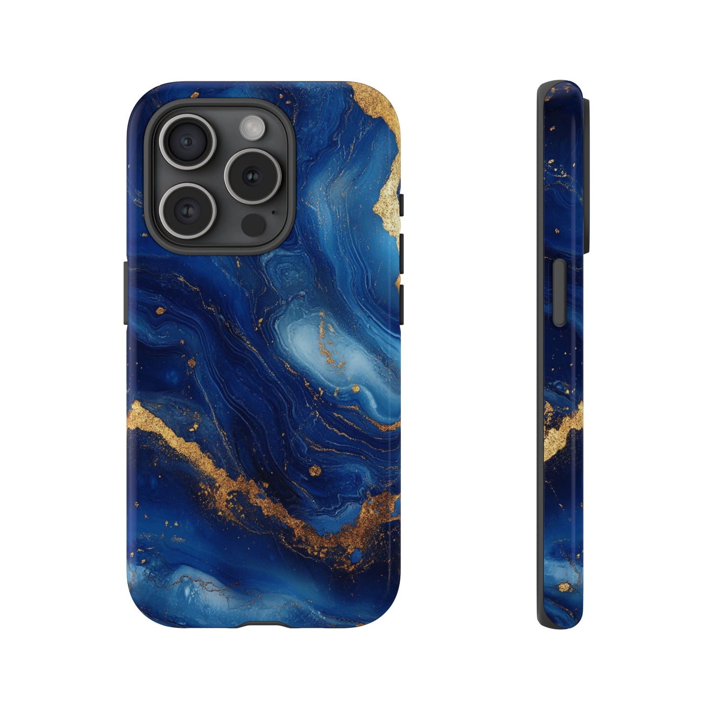 Blue and Gold Marble