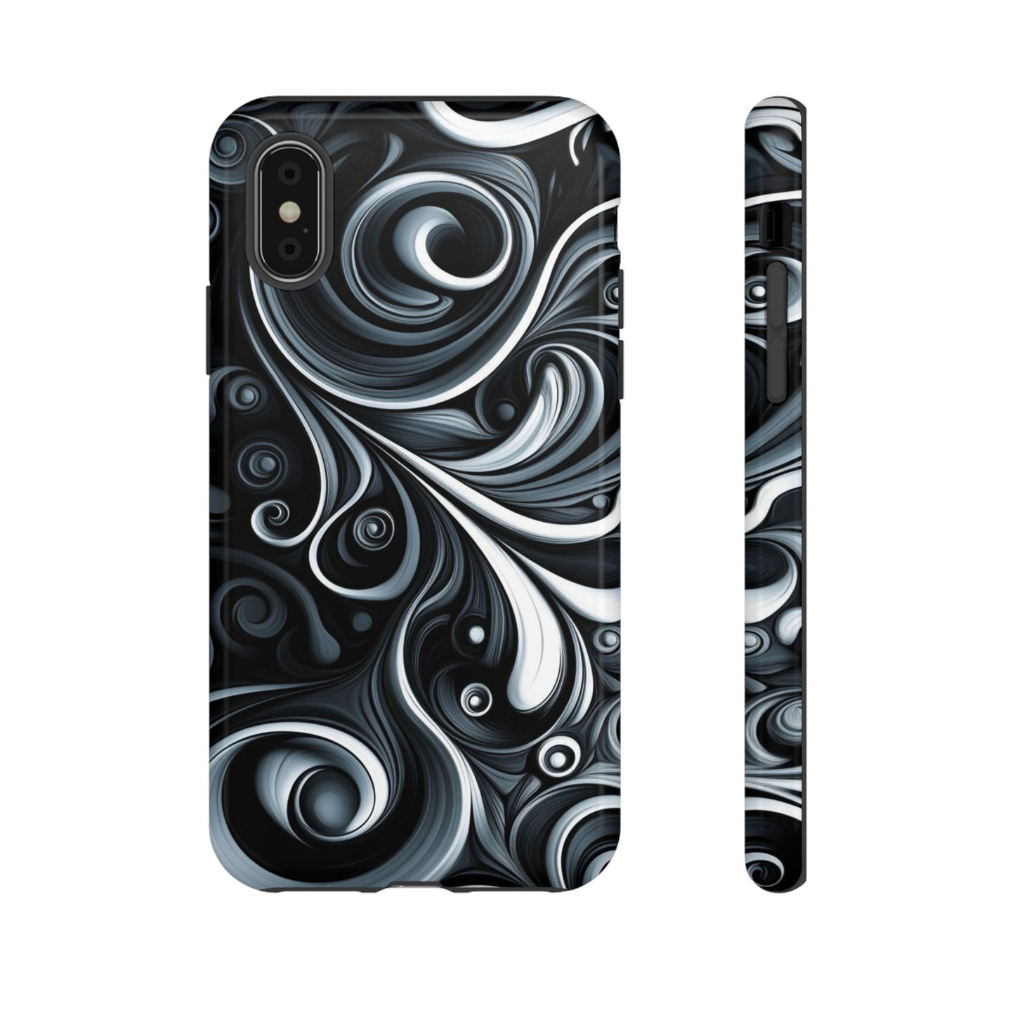 Black and White Swirls