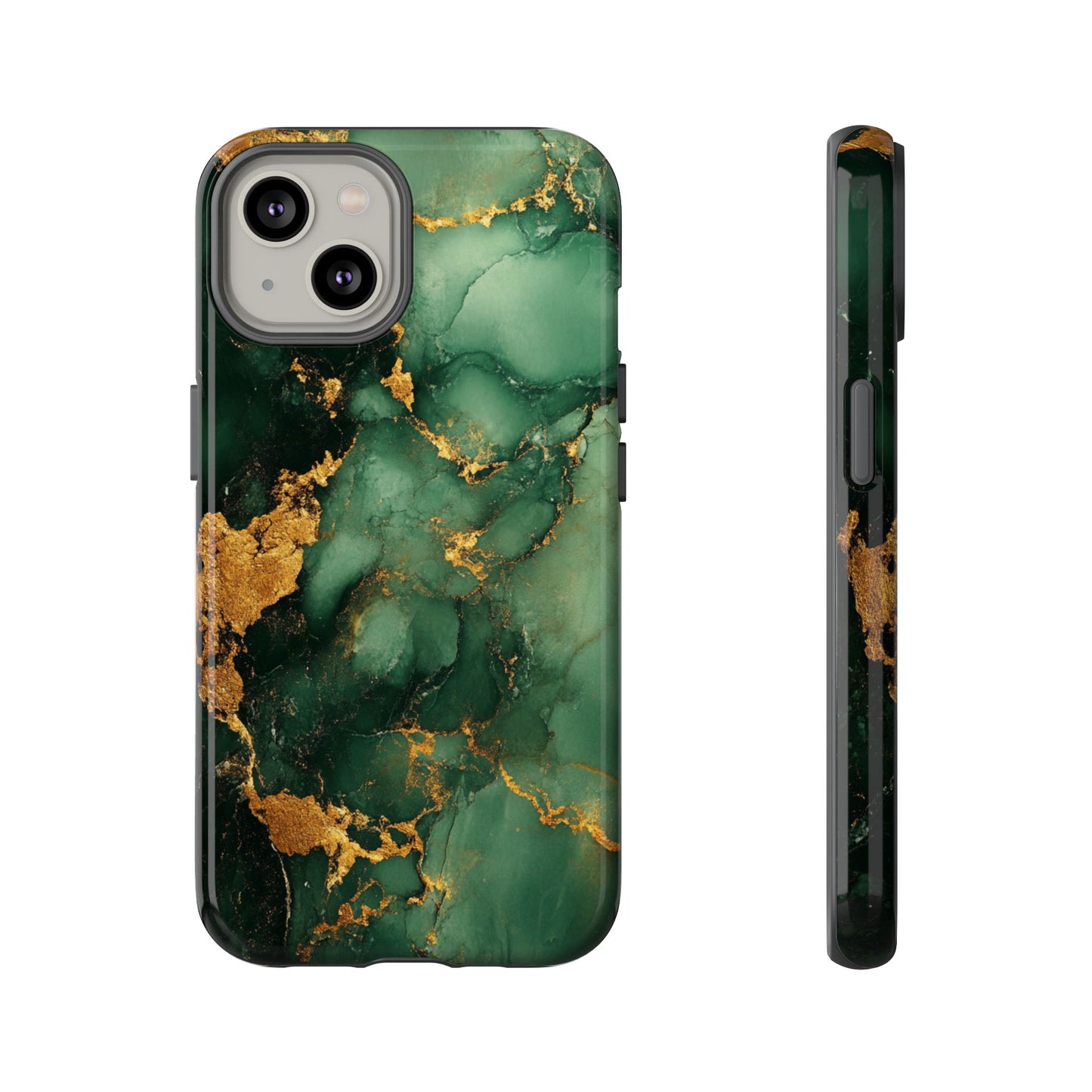 Green and Gold Marble