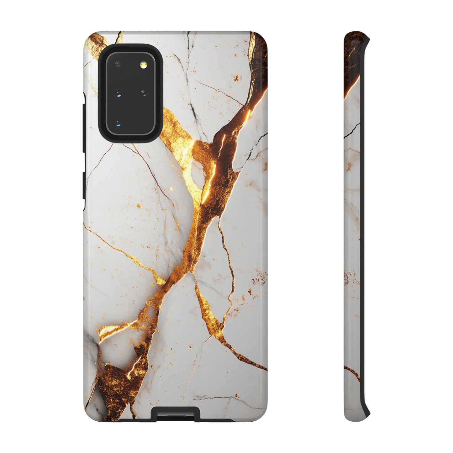 White and Gold Marble