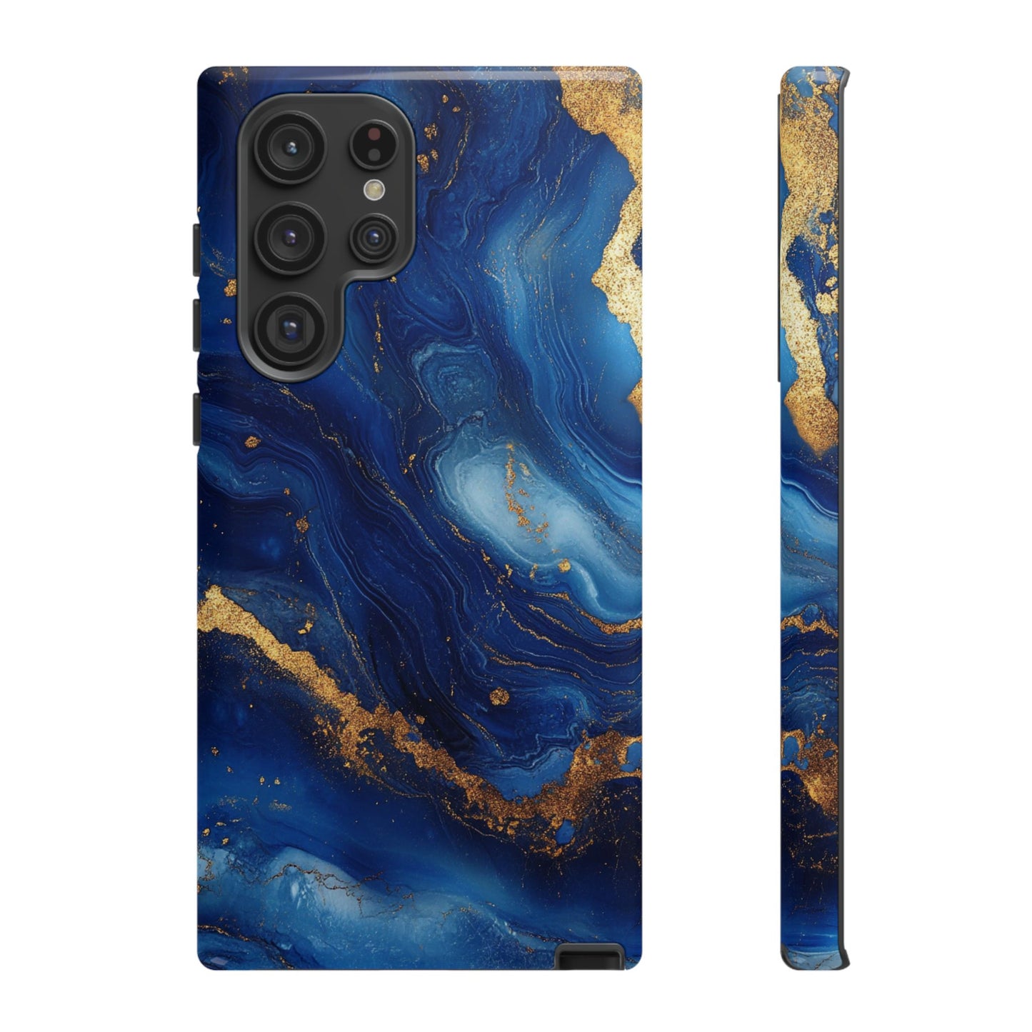 Blue and Gold Marble