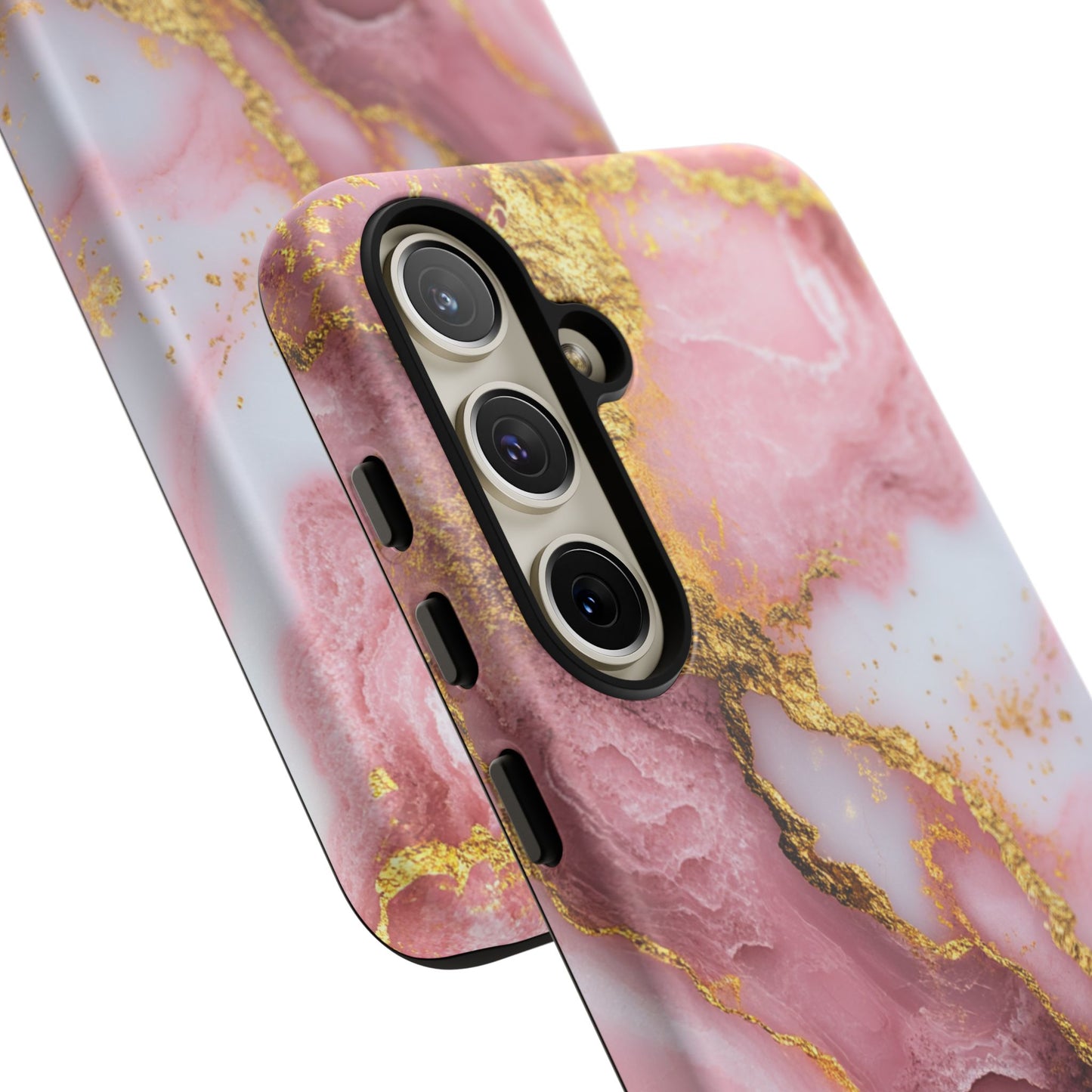 Pink and Gold Marble