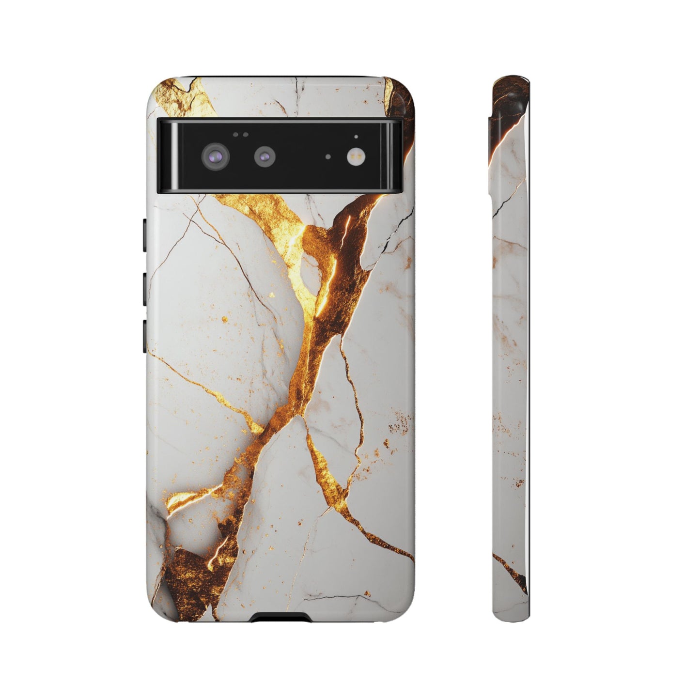 White and Gold Marble