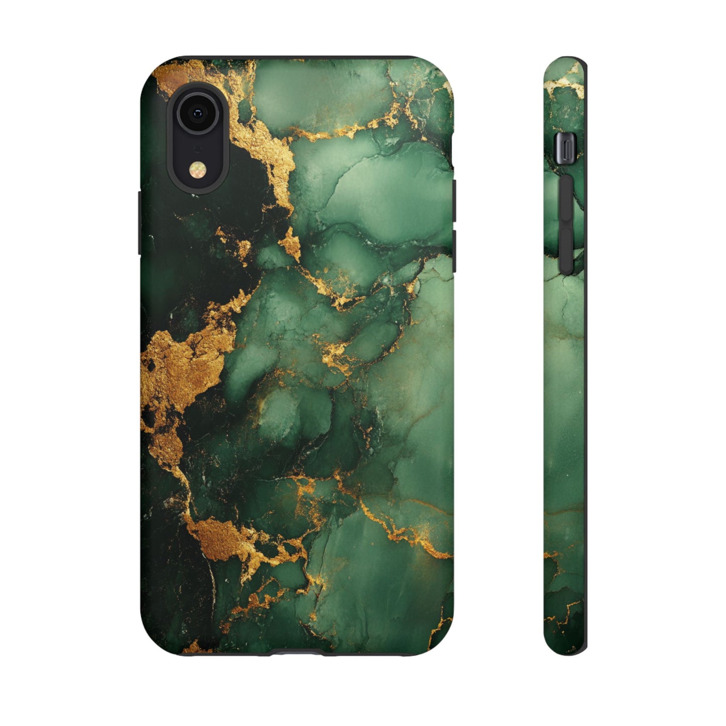 Green and Gold Marble