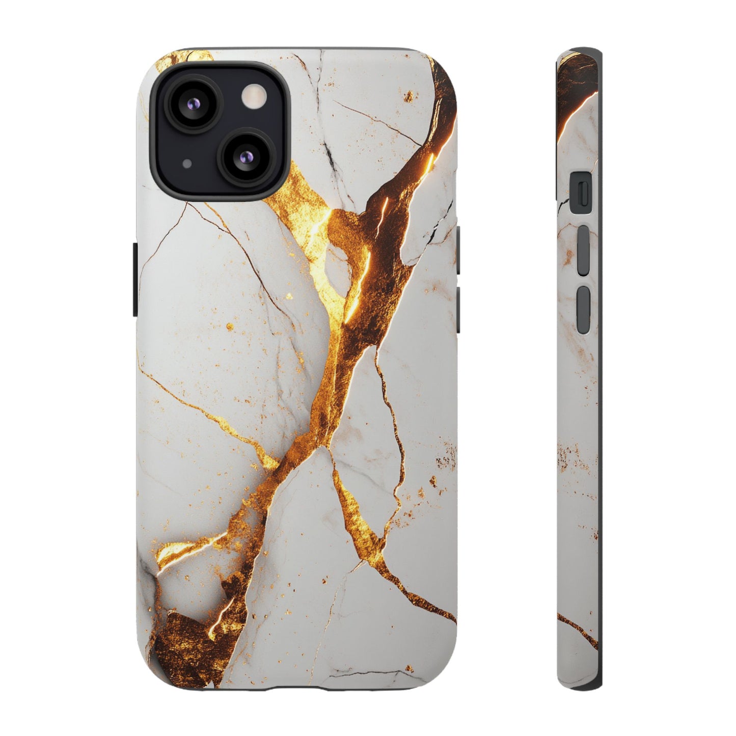 White and Gold Marble