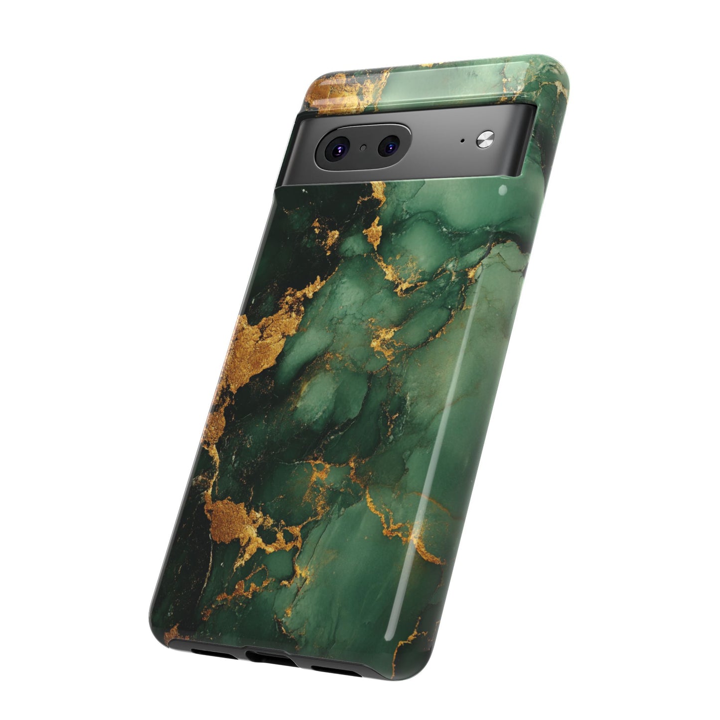 Green and Gold Marble