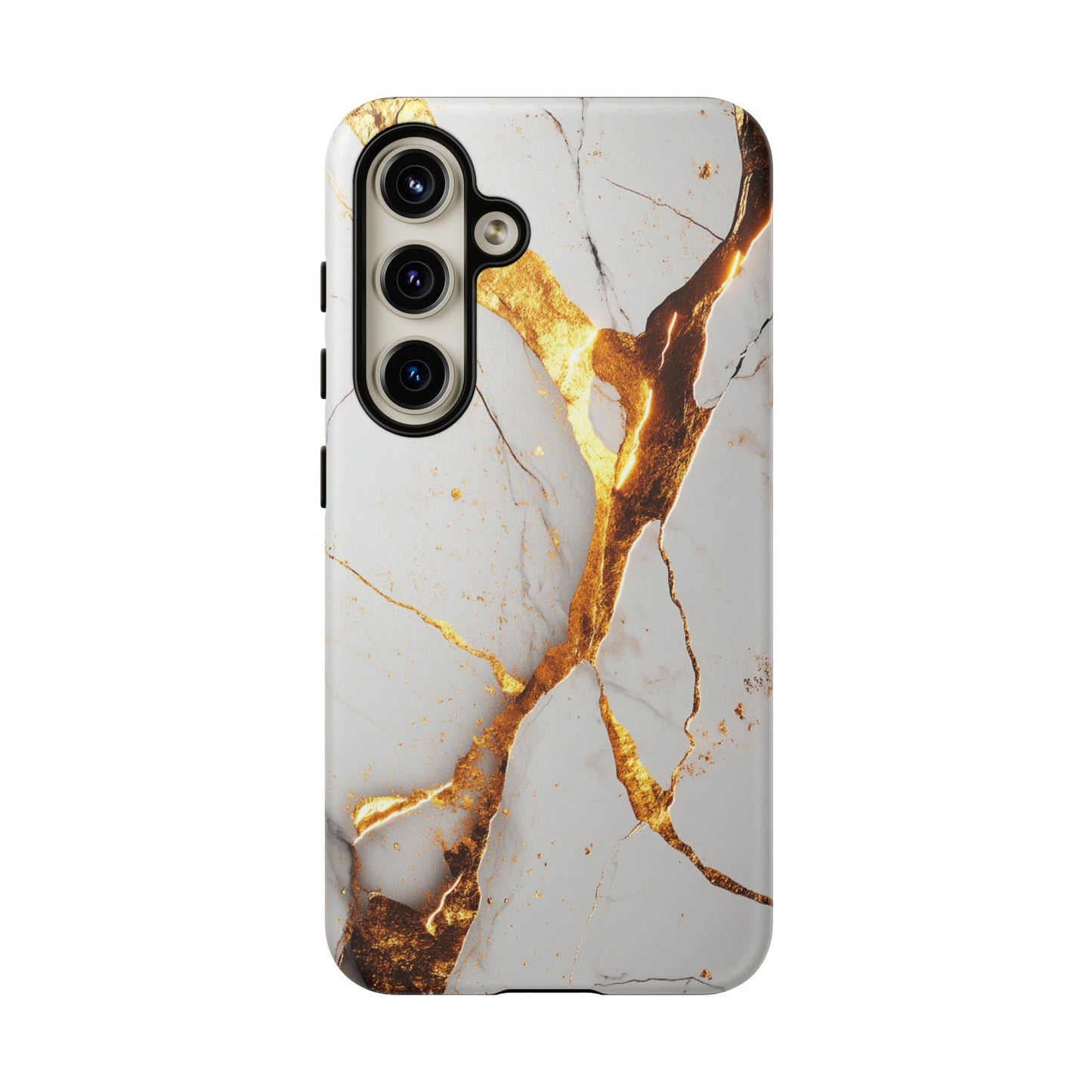 White and Gold Marble