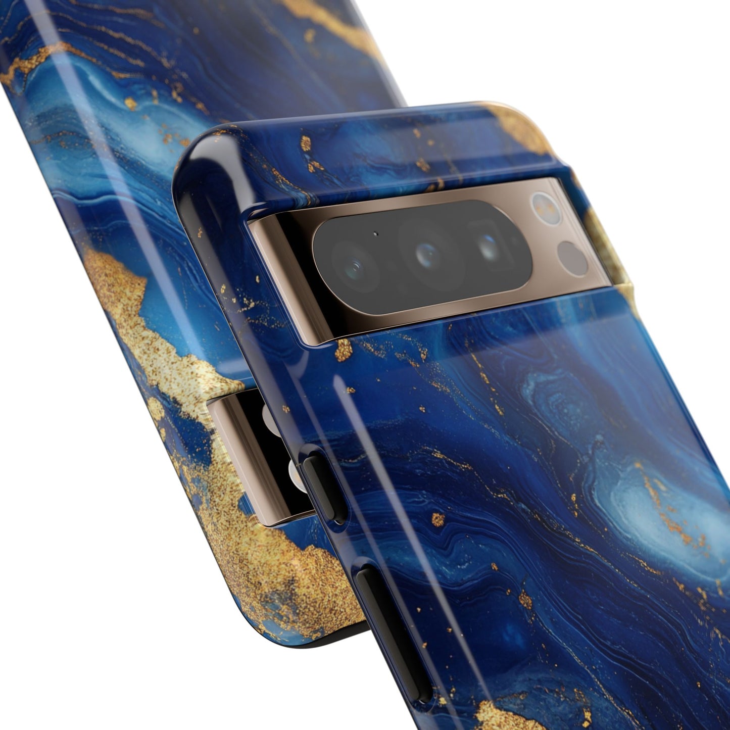 Blue and Gold Marble