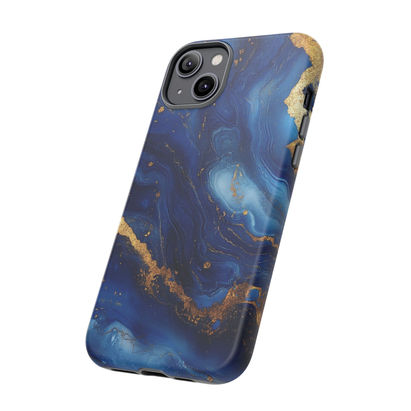 Blue and Gold Marble