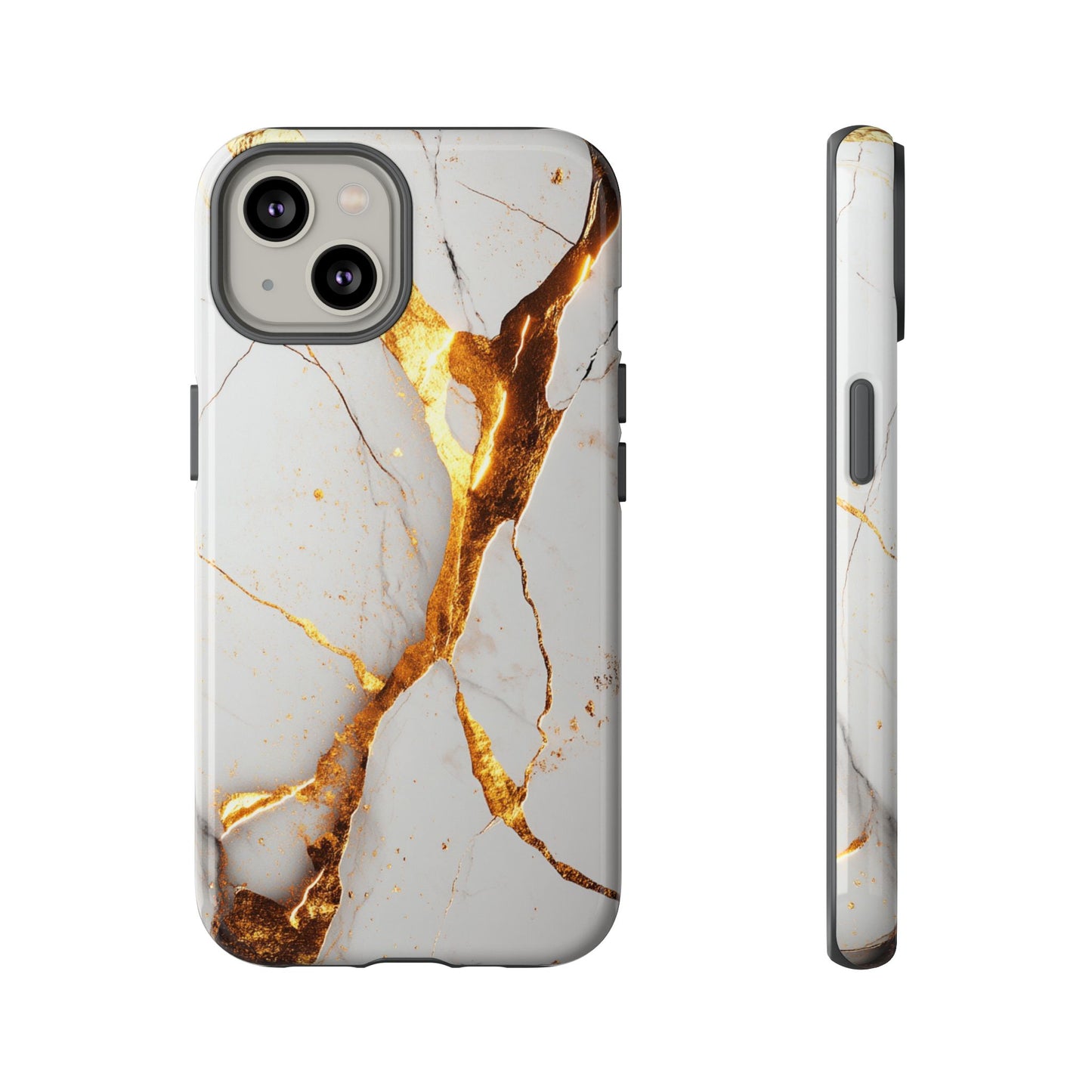 White and Gold Marble