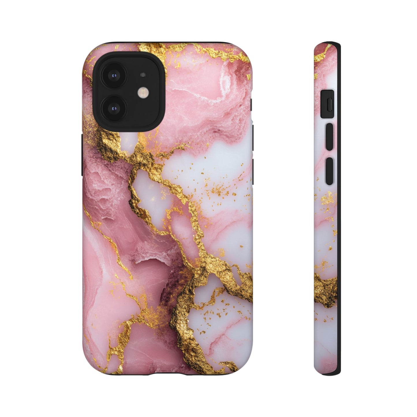 Pink and Gold Marble