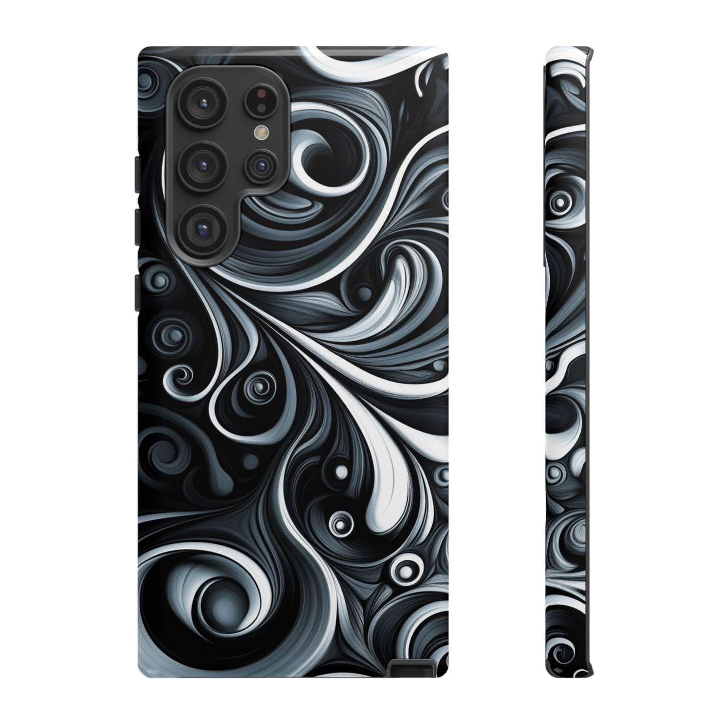 Black and White Swirls