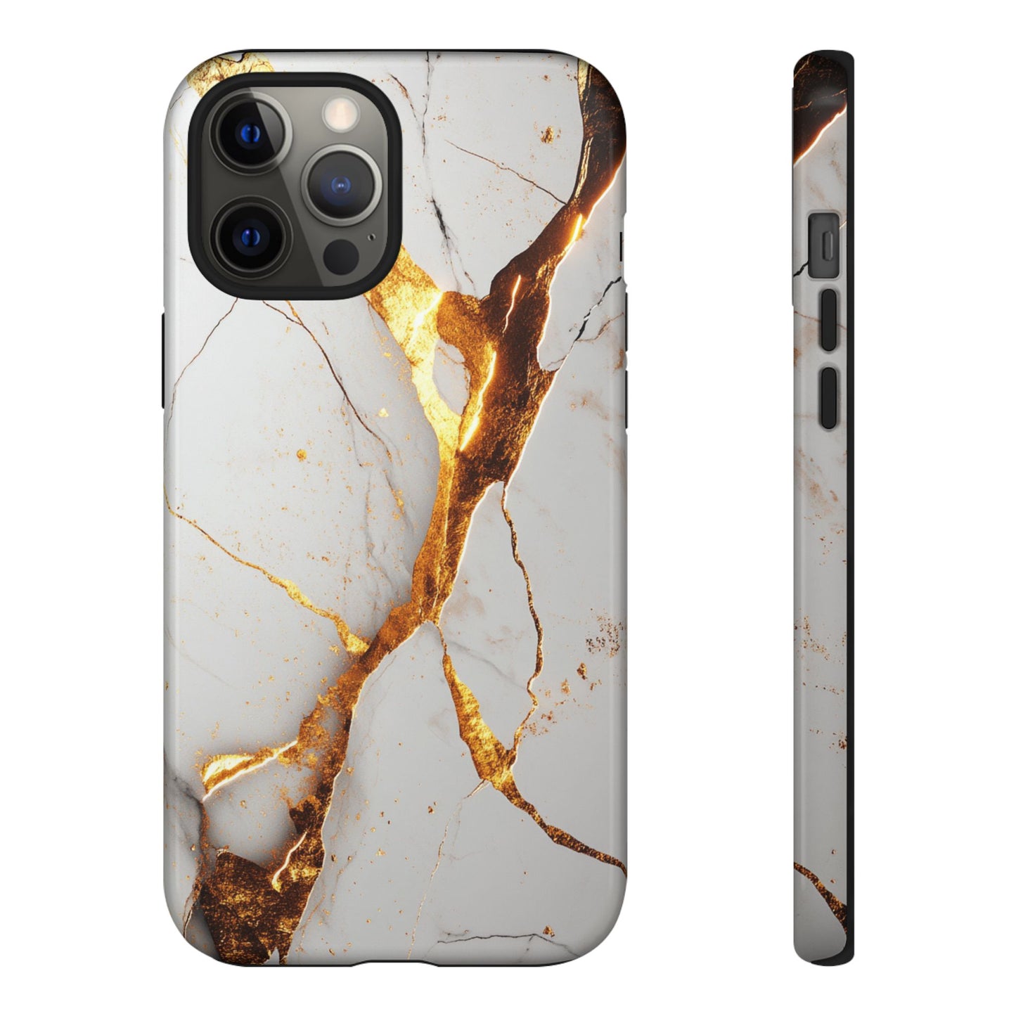 White and Gold Marble