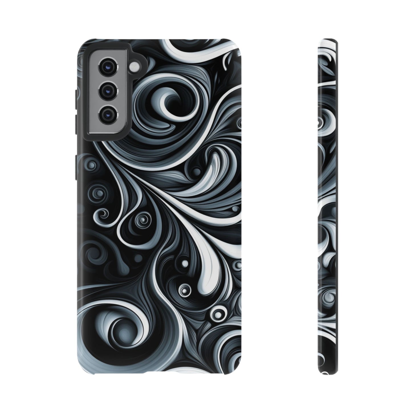 Black and White Swirls