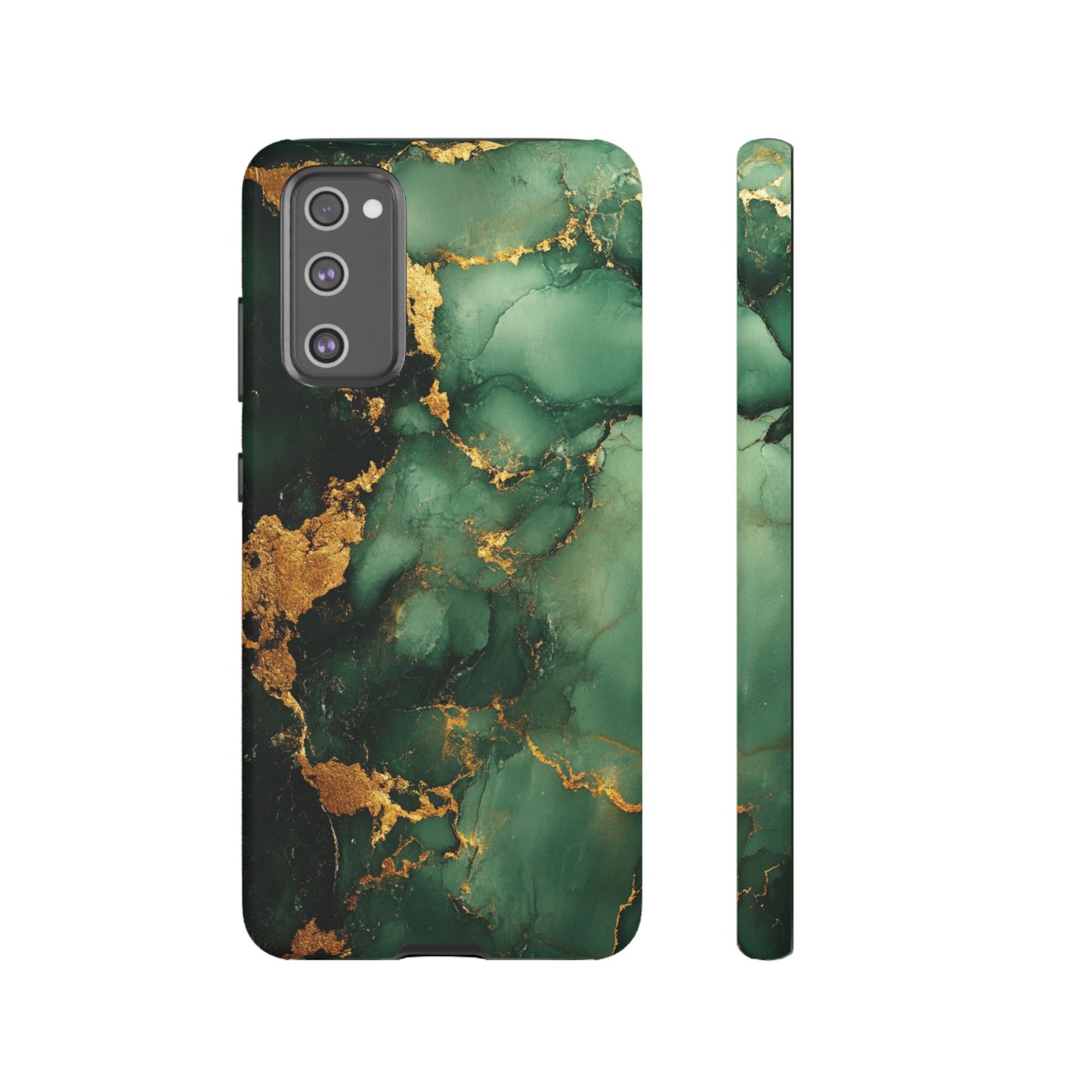 Green and Gold Marble