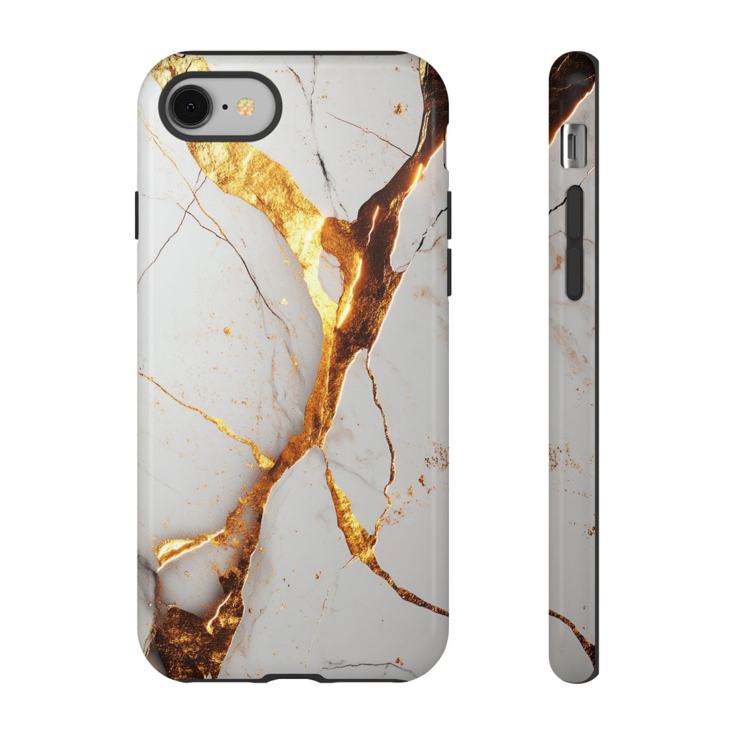 White and Gold Marble