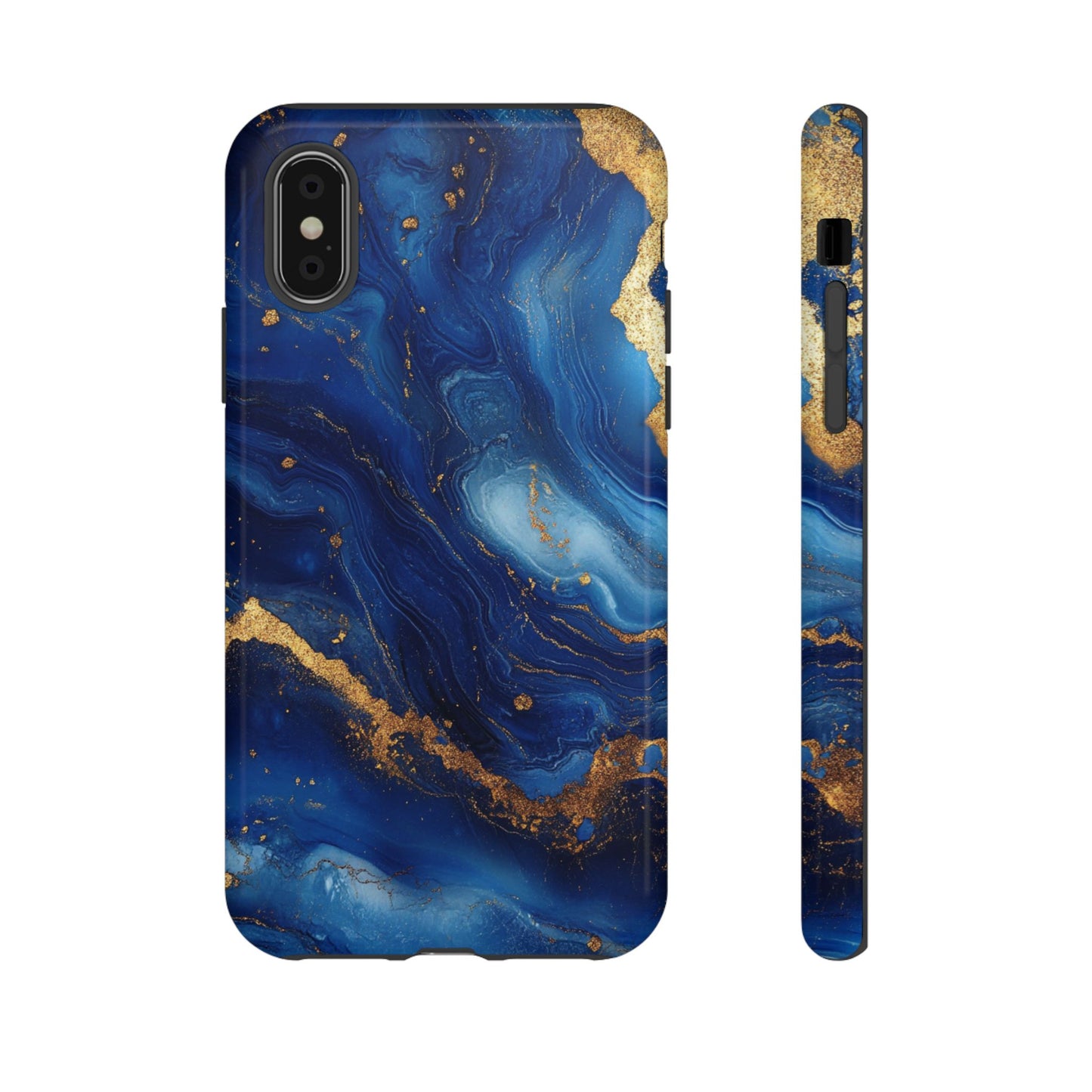 Blue and Gold Marble