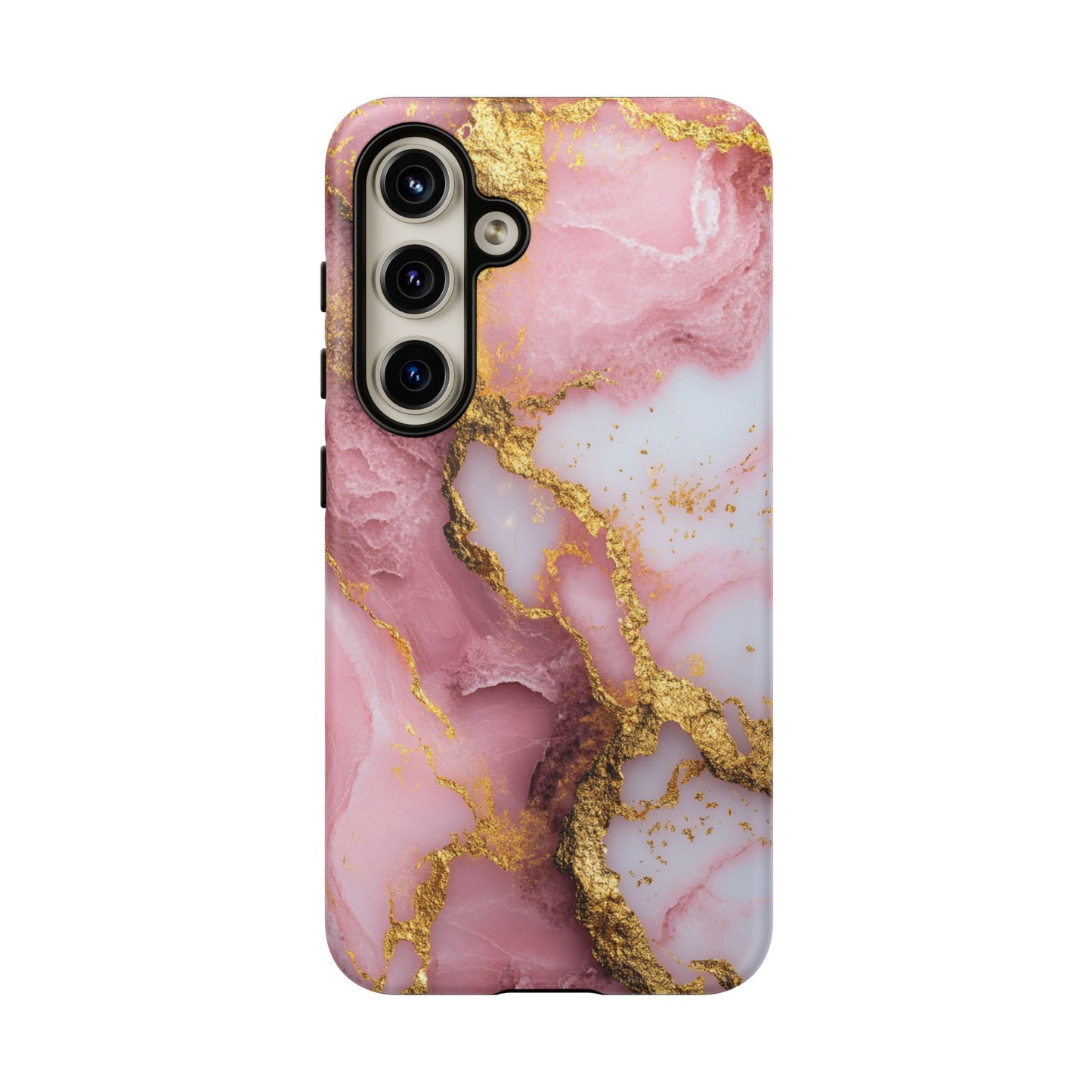 Pink and Gold Marble