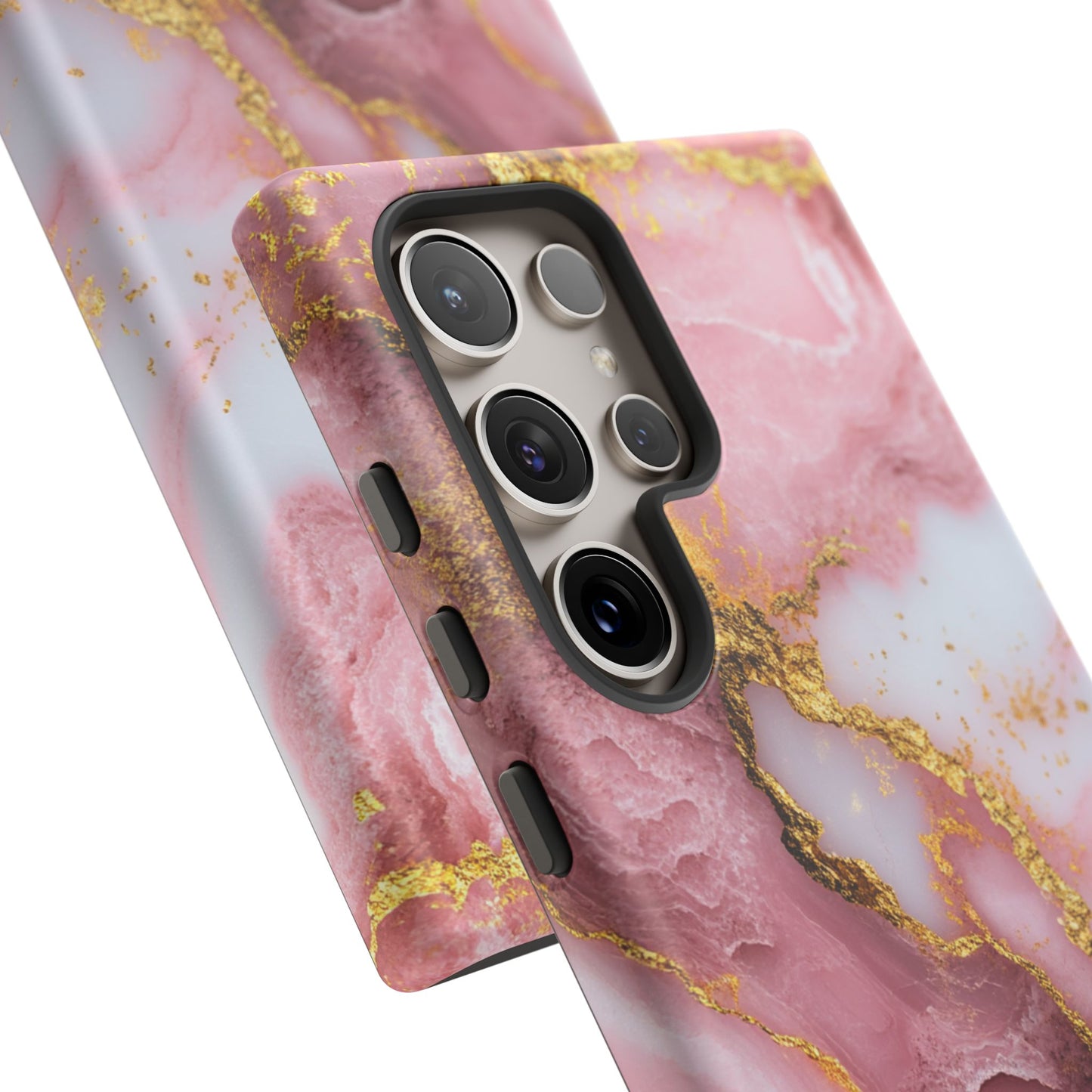 Pink and Gold Marble