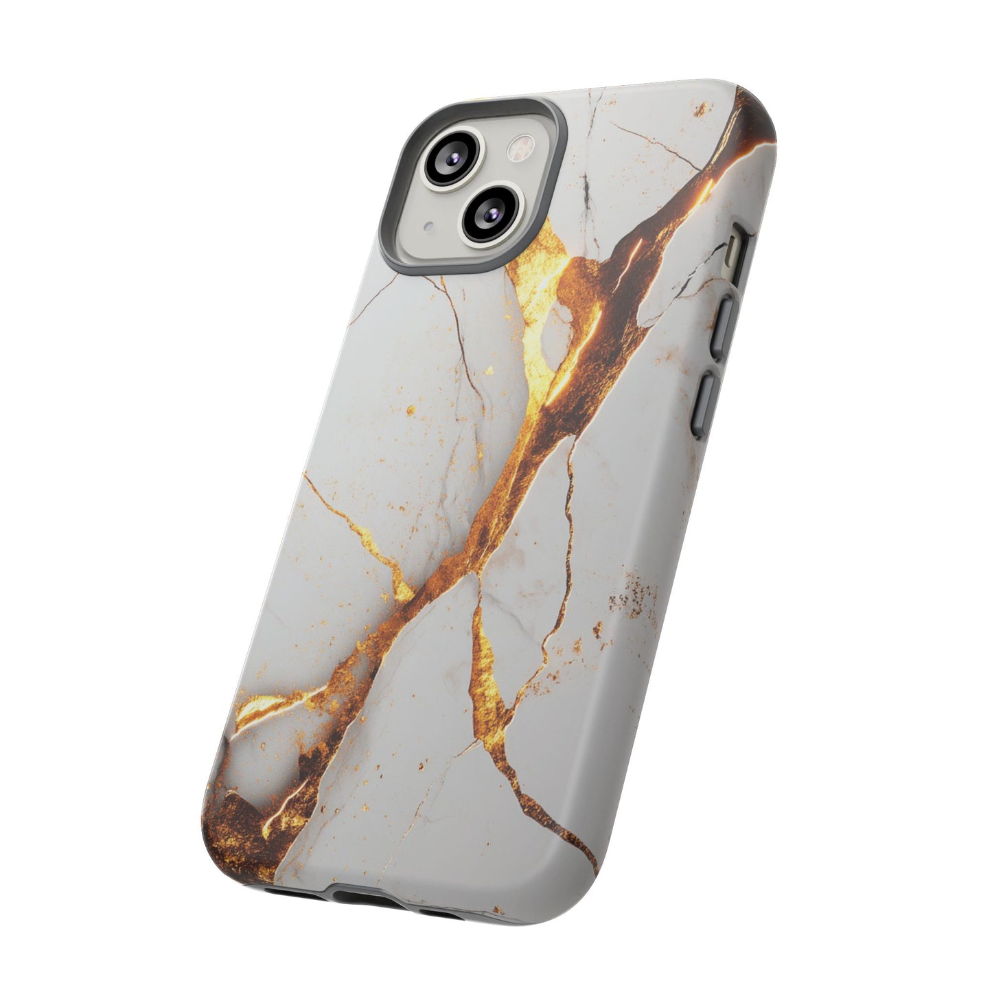 White and Gold Marble