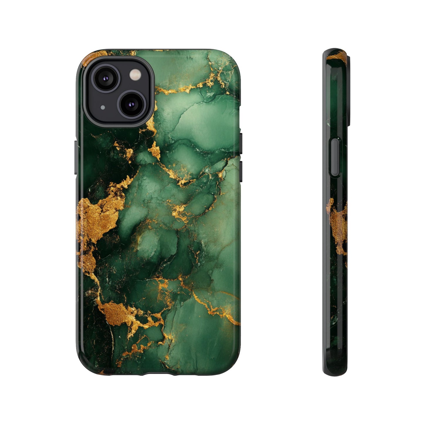 Green and Gold Marble