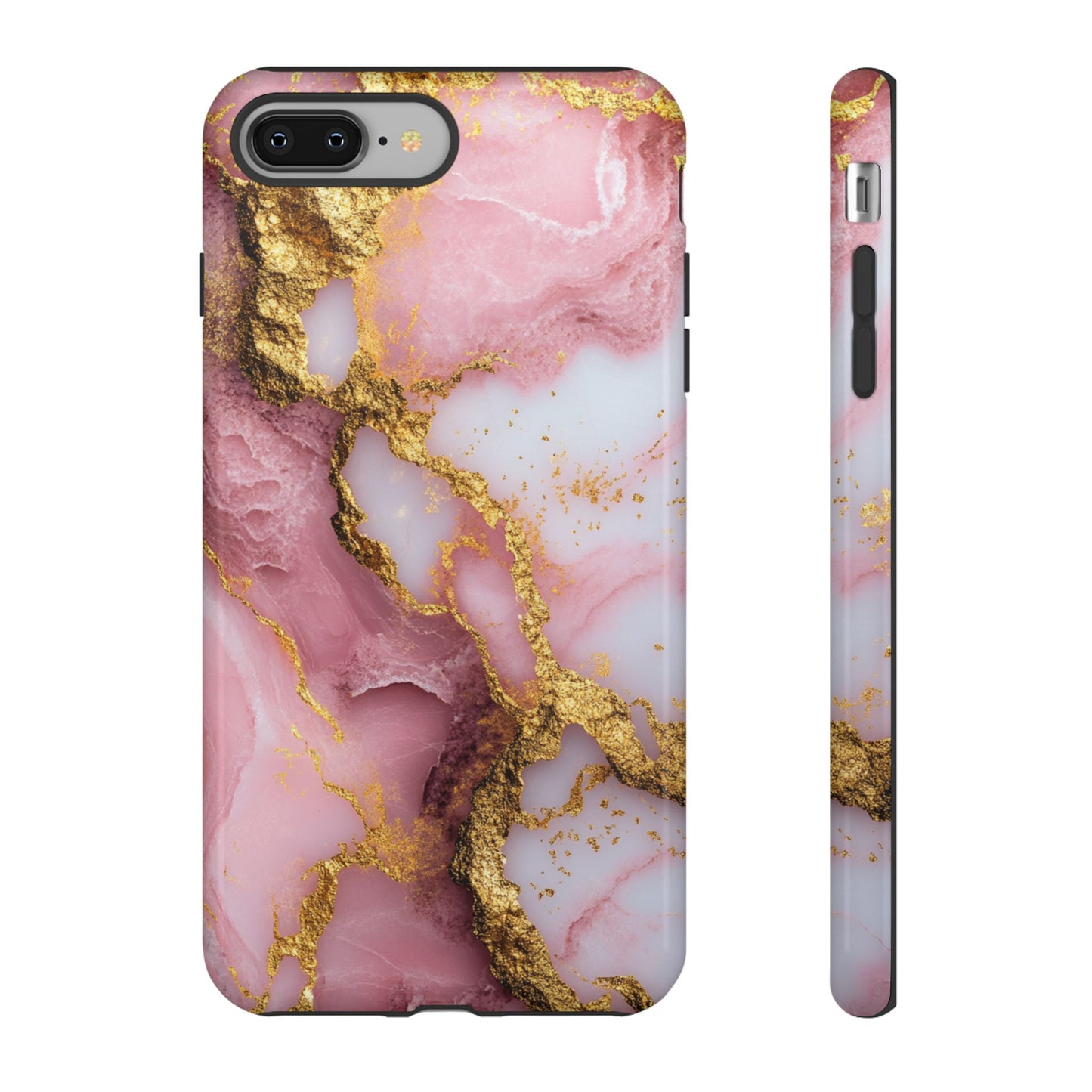 Pink and Gold Marble