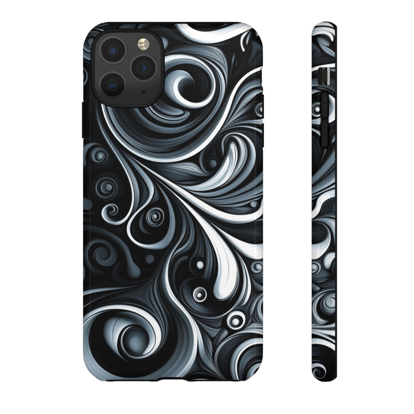 Black and White Swirls