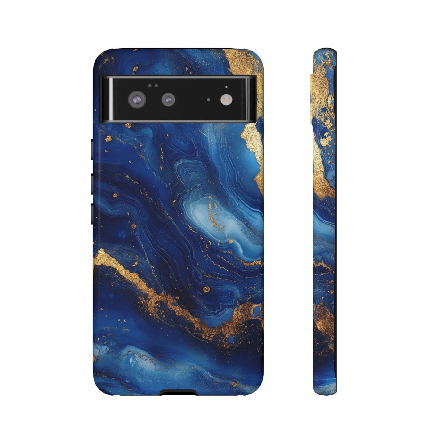 Blue and Gold Marble