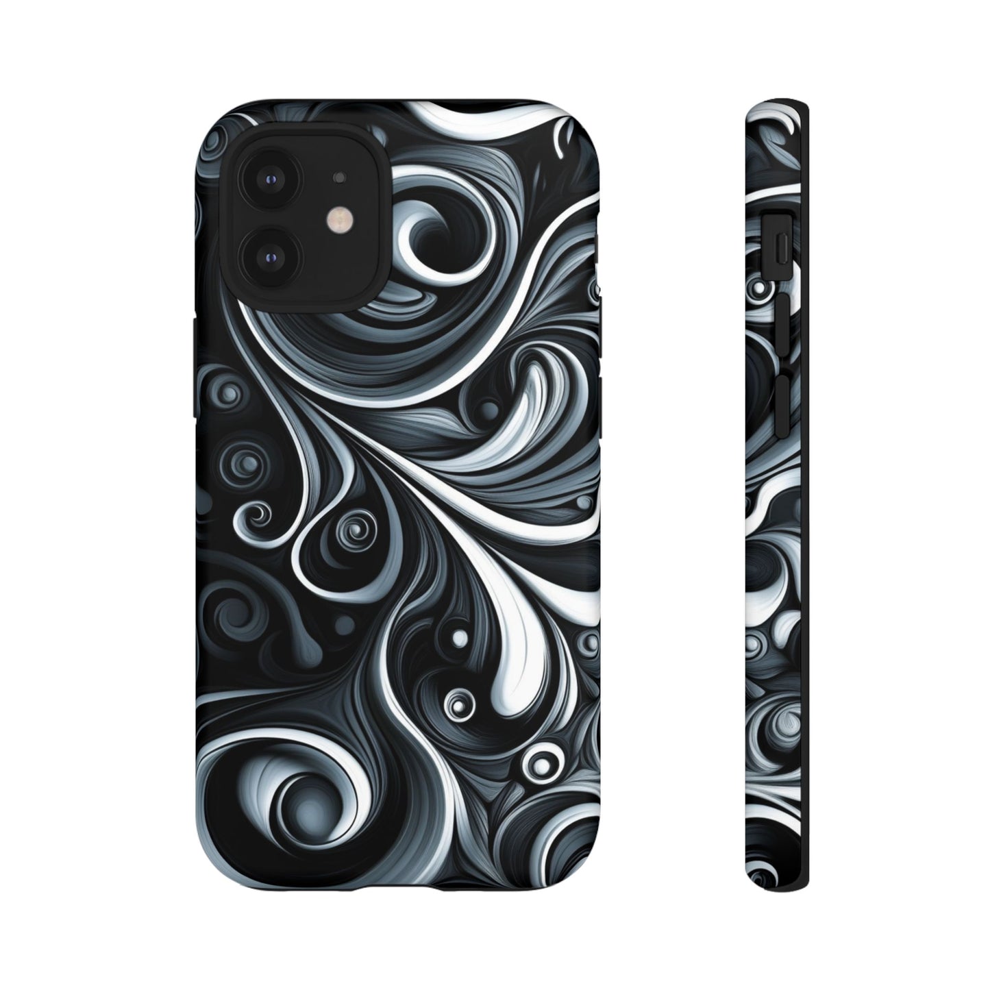 Black and White Swirls