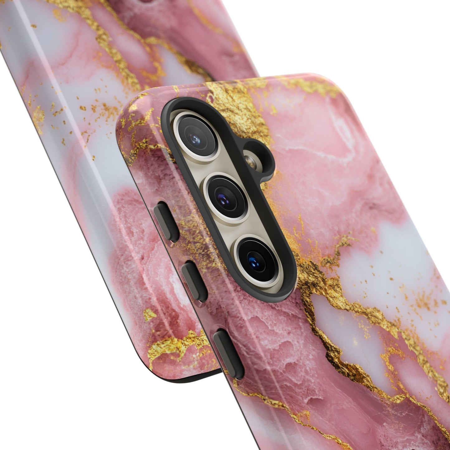 Pink and Gold Marble