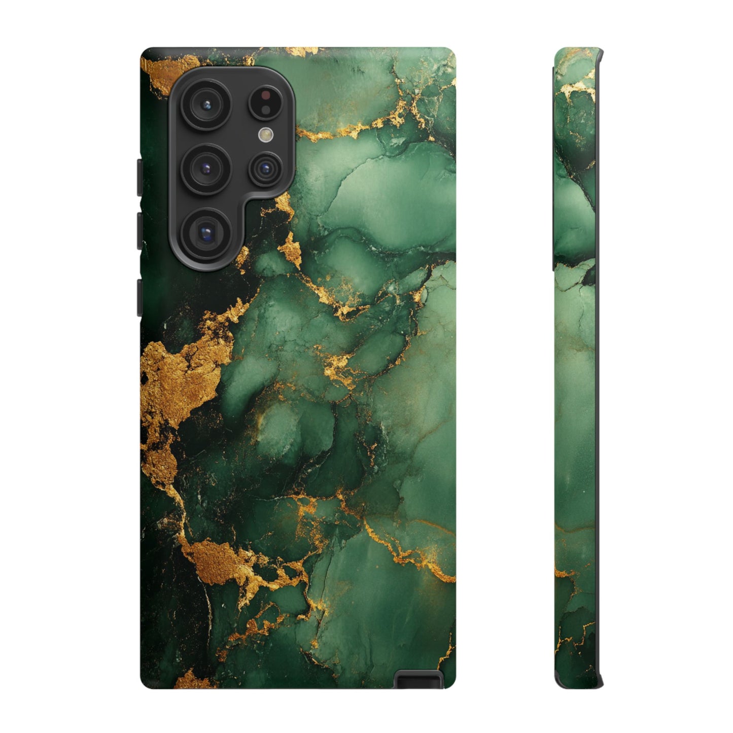 Green and Gold Marble