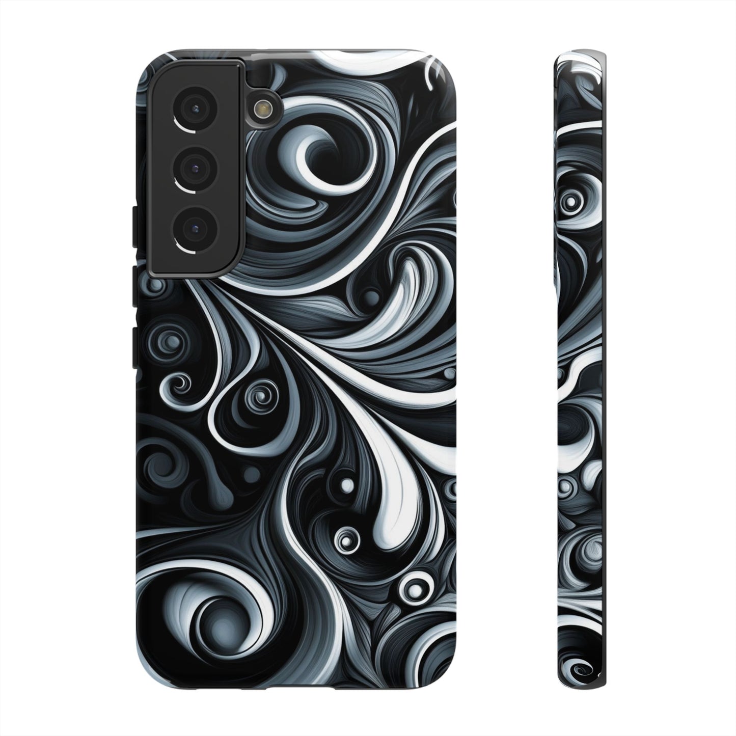 Black and White Swirls