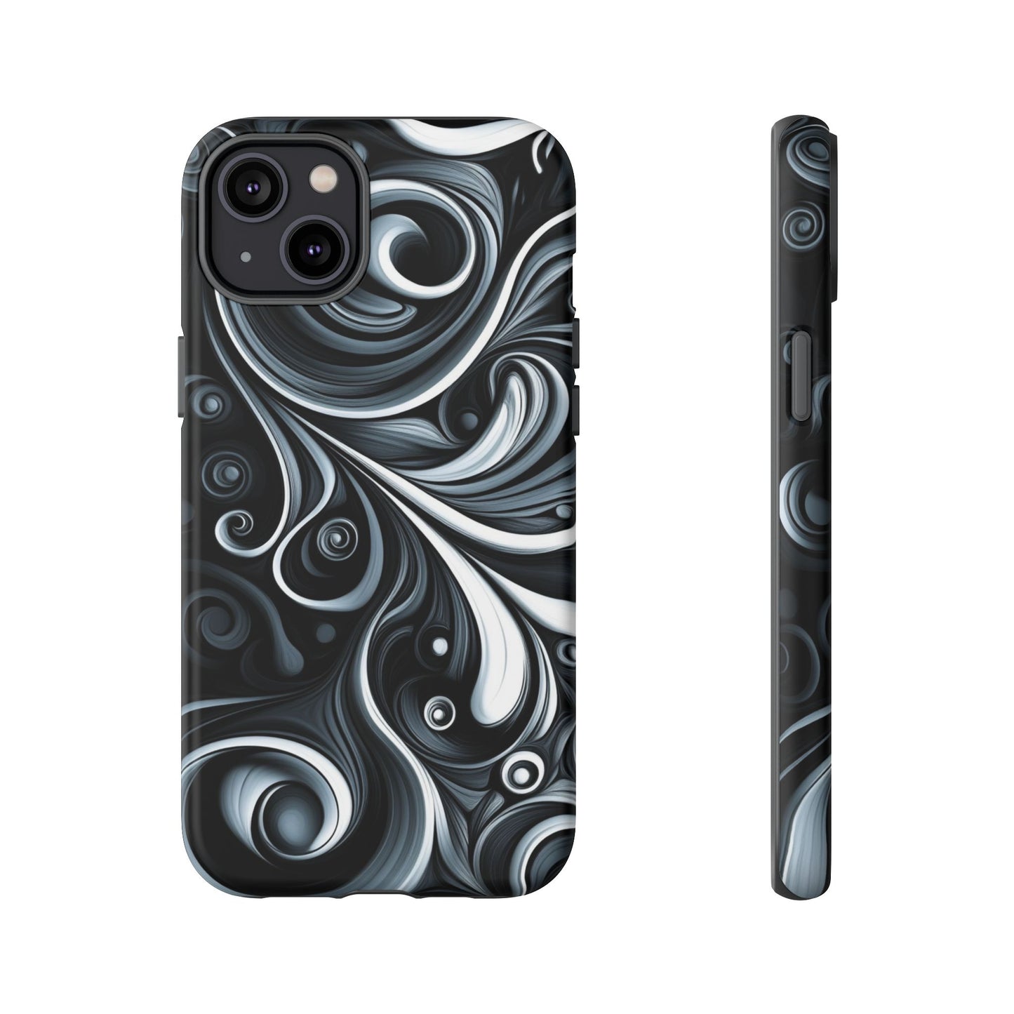 Black and White Swirls