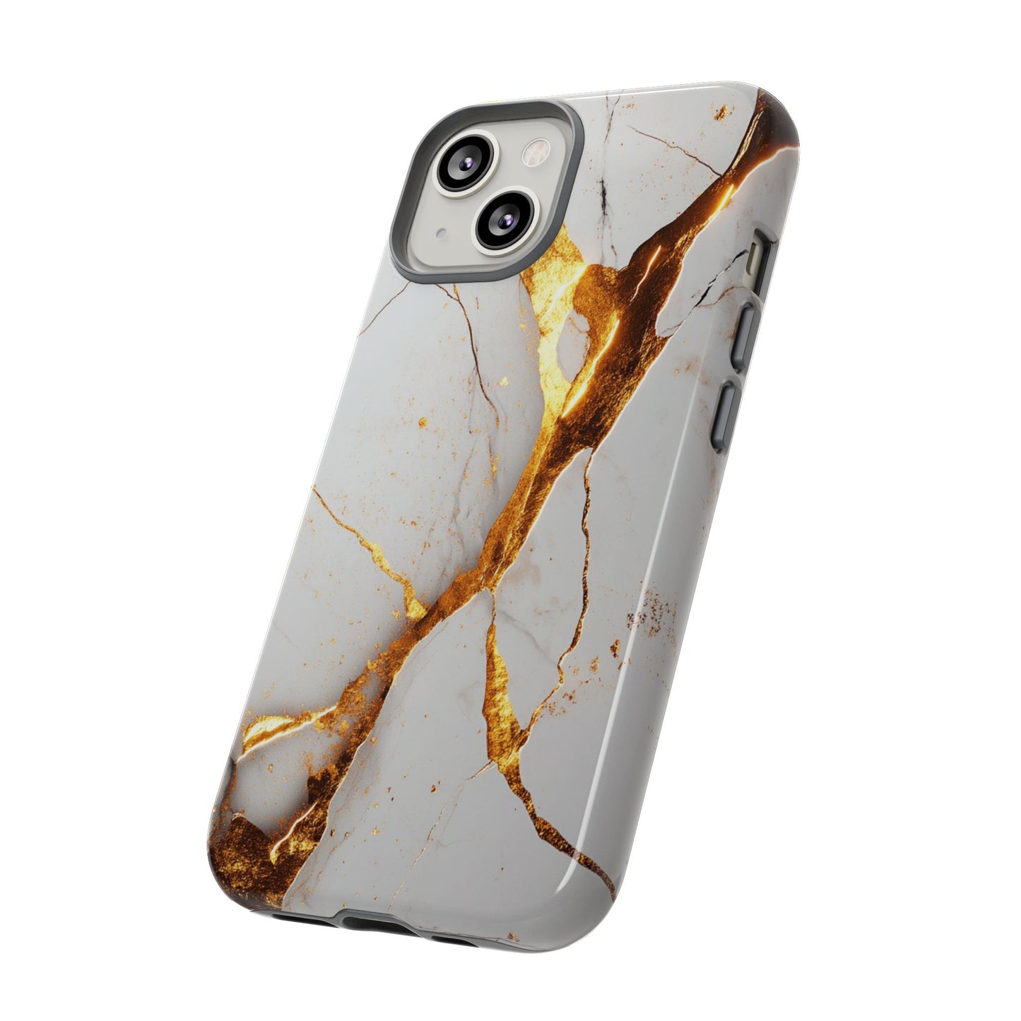 White and Gold Marble