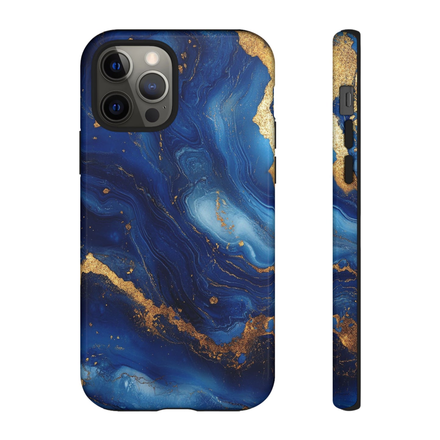 Blue and Gold Marble