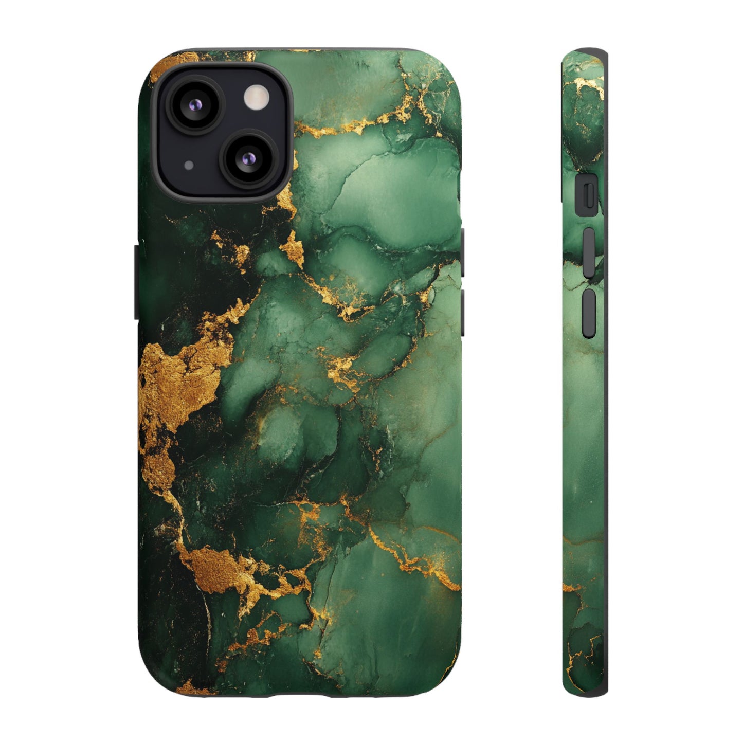 Green and Gold Marble