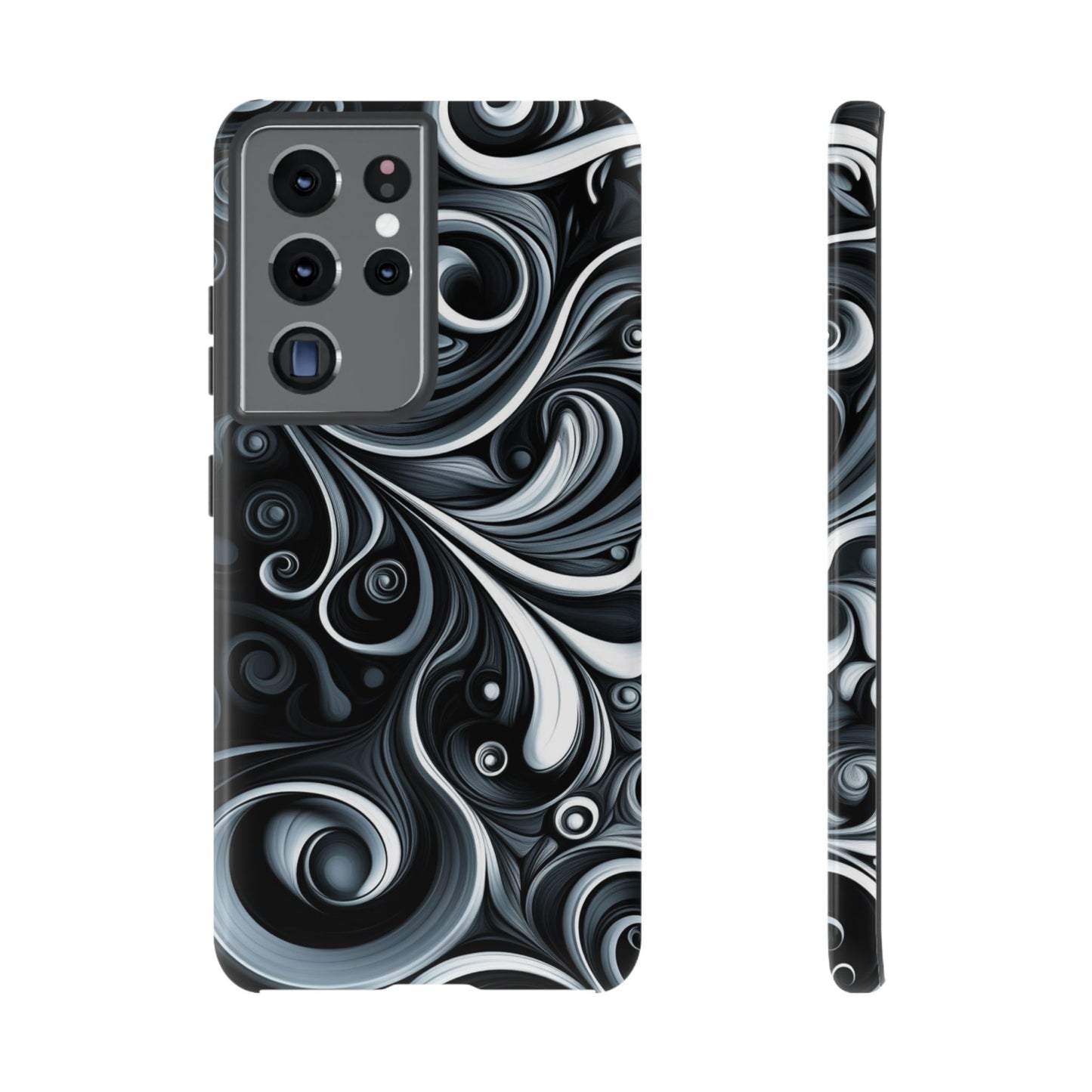 Black and White Swirls